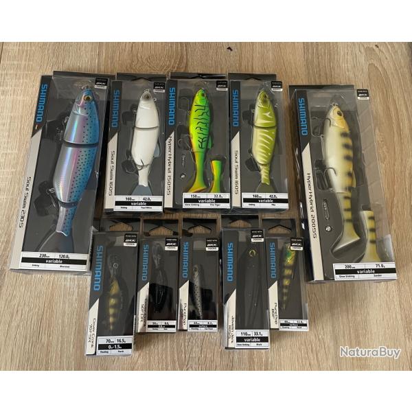 1� sans prix de r�serve ! Lot de leurres shimano 1