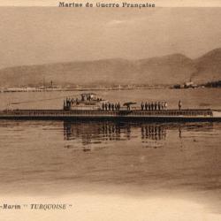 Carte Postale Marine de Guerre Fran&ccedil;aise - Le Sous-Marin "Turquoise"-N&deg;3934