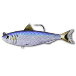 Leurre Souple Live Target Blueback Herring Swimbait 11,5cm 700 - Blue Black