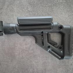 Crosse pliante FAB Defense UAS-AK P avec appui joue int&eacute;gr&eacute; pour AKM-47 - Noir