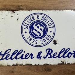 Plaque &eacute;maill&eacute;e Sellier Bellot