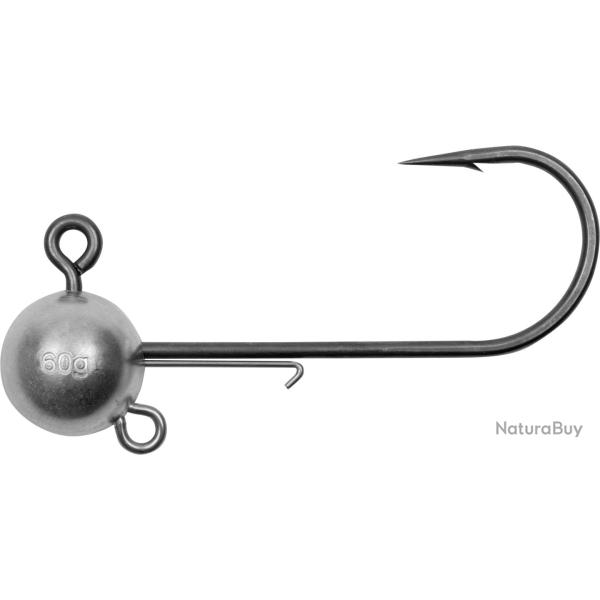 T�te Plomb�e Black Cat Mega Jighead 60g 12/0 Par 2