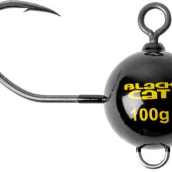 T&ecirc;te Plomb&eacute;e Black Cat Mega Fireball Noire 100g 6/0 A l'unit&eacute;