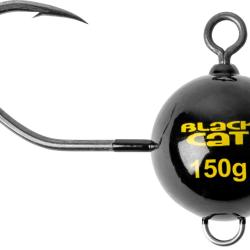 T&ecirc;te Plomb&eacute;e Black Cat Mega Fireball Noire 150g 8/0 A l'unit&eacute;
