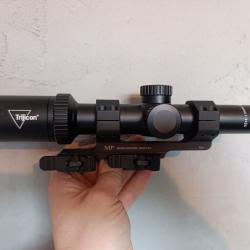 Lunette LPVO Trijicon Huron 1-4x24 avec Montage QD Midwest industries