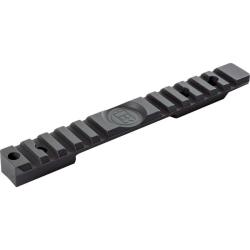 Embase rail acier carbone longue type Picatinny Weaver pour Bergara B14 action longue pent&eacute;e 30 MOA