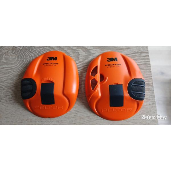 Paire de coques ou coquilles casque 3M peltor sportac