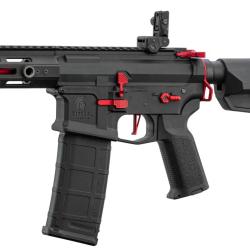 R&eacute;plique AEG LT-32 Hellion Noir/Rouge NSR pack complet