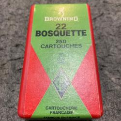 Munitions collection 22 bosquette boite de 213 cartouches browning