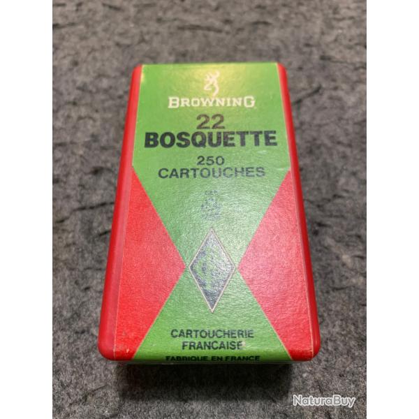 Munitions collection 22 bosquette boite de 213 cartouches browning