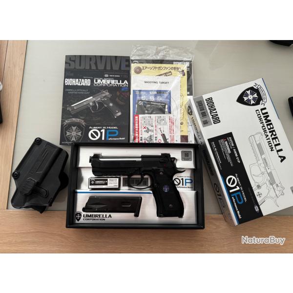 Airsoft M92 Tokyo Marui GBB Albert Wesker Model 01P