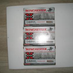 Munition winchester super X CAL 7x64
