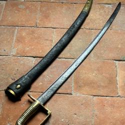 Sabre briquet fran&ccedil;ais mod&egrave;le de 1767 grenadier - Ancien r&eacute;gime Louis XVI