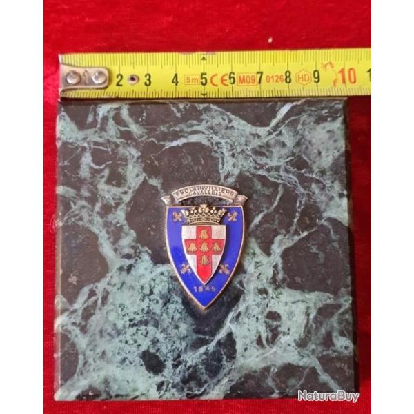 OBJET DE BUREAU INSIGNE 3 EME R�GIMENT DE CUIRASSIER
