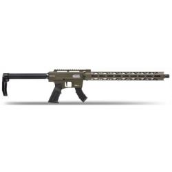 Carabine Semi-automatique Derya TM22 Vert CAL. .22 LR 10 + 1 Coups Canon 45,7CM Canon 18"