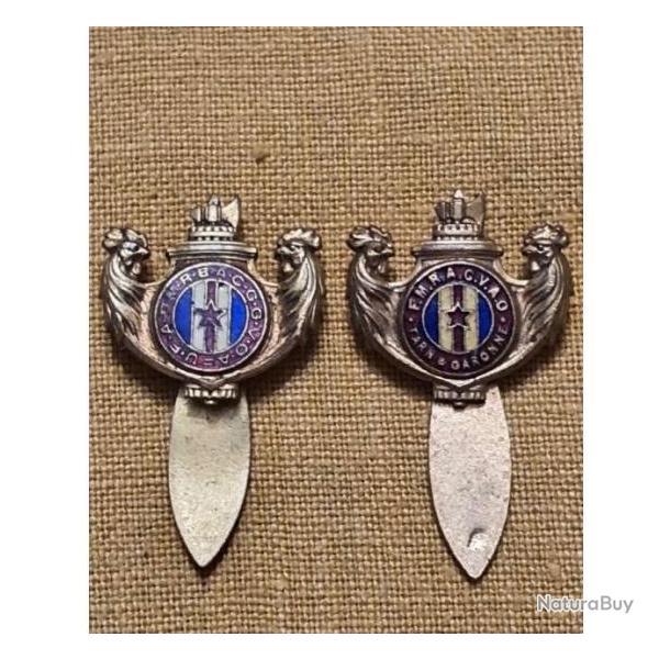 LOT 2 INSIGNES ANCIENS COMBATTANTS 14 18