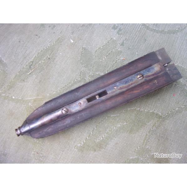 longuesse : devant de fusil juxtapos� de chasse  19,3  cm