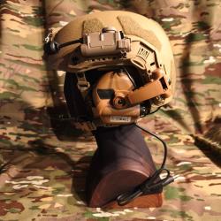 Casque balistique A1GEN2  Coyote Brown  PACK AUDIO