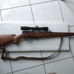 CARABINE KRICO Mod:420L cal:22 HORNET fut long
