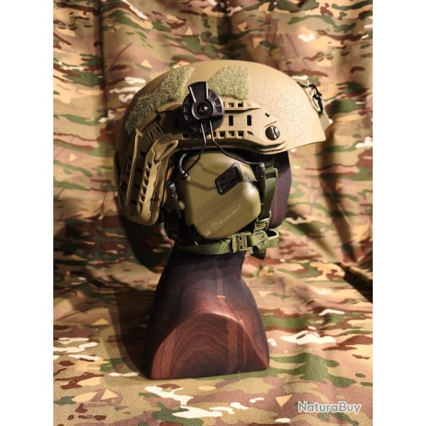 Casque balistique A1GEN2  Green rangers  PACK AUDIO MILIPRO