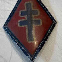 Rare insigne artisanal r&eacute;sistance ww2