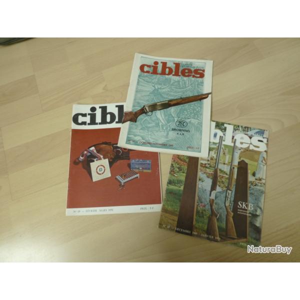 vends revues Cibles