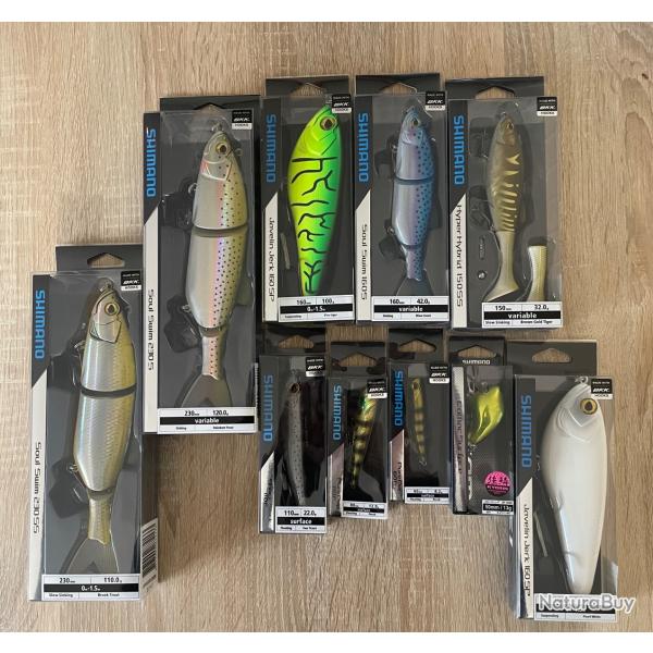 1� sans prix de r�serve ! Lot de leurres shimano 3