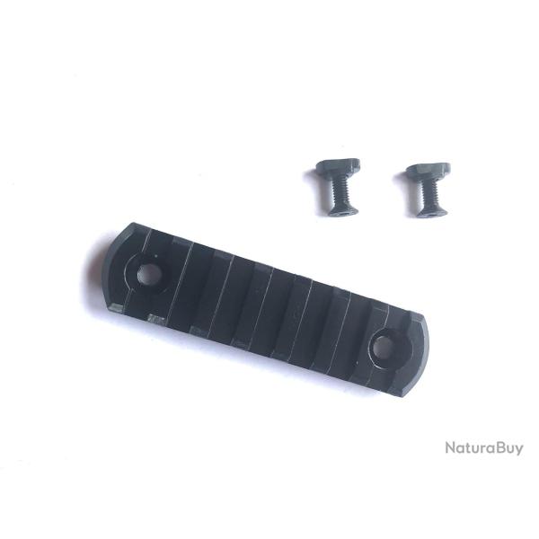 Rail picatinny: M-LOK 7, aluminium � bords arrondis