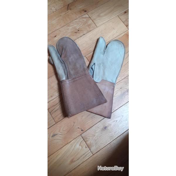 Gants militaire pour barbel�s du g�nie francais neufs