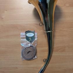 Corne de chasse 40 cm ronde cintr&eacute;e &agrave; pavillon ELLESS
