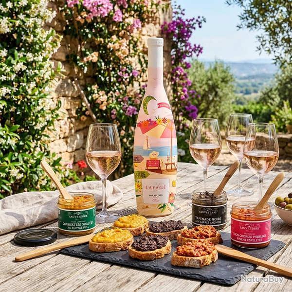 Offre sp�ciale Les saveurs du Sud - 3 vins ros�s 3 tartinables - L'offre compl�te