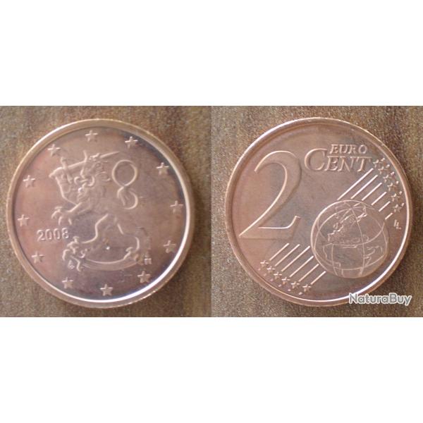 Finlande 2 Cent 2008 Euro Centimes Cents Piece