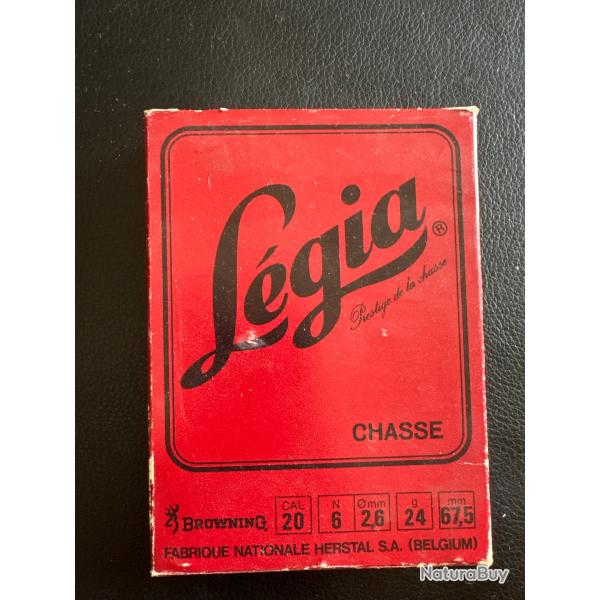 ANCIIENNE BOITE ETCARTOUCHES LEGIA CALIBRE 20