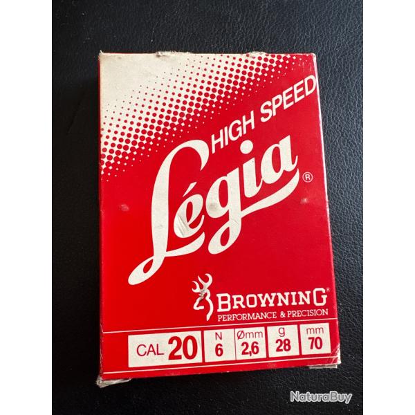 ANCIIENNE BOITE ET CARTOUCHES LEGIA CALIBRE 20 6