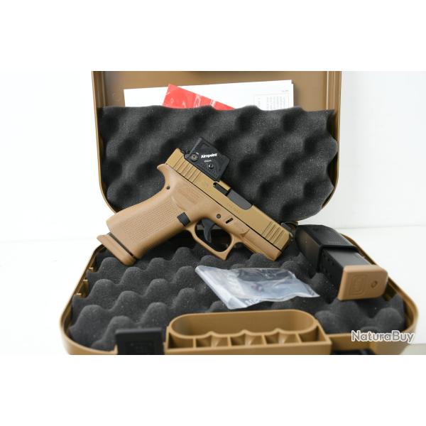 Pistolet Glock 43X Coyote A-Cut Combo cal 9x19