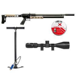 PACK CARABINE MERCURY/AP1000 5.5 19.9J + LUNETTE - POMPE - MUNITIONS