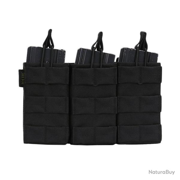 Pochette 3 chargeurs ouverte M4/M16 Noir