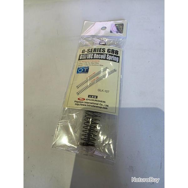Guarder Recoil Spring Set For Marui G17/G18c/G34 GBB (neuf)