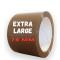 petites annonces chasse pêche : Lot de 6 Rouleaux Adhésif Extra Large Marron Emballage 75 mmX100 m