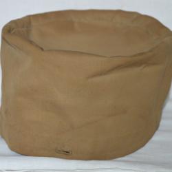 COUVRE KEPI EN TOILE CACHOU-ARMEE D'AFRIQUE-ZOUAVE-TIRAILLEUR-SPAHIS-CHASSEURS D'AFRIQUE-LEGION