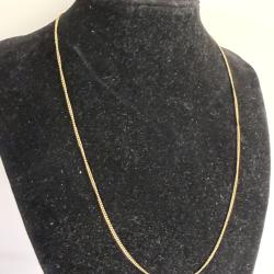 Chaine or massif 18 carats - maille gourmette - 47 cm - collier France