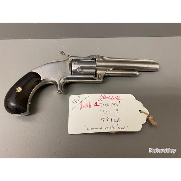 SMITH & WESSON mod�le 1 ORIGINAL ann�e 1862