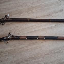 Fusil a silex , deux fusils (1 Euro ) sans reserves