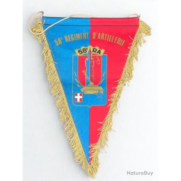 (107.003) Fanion du 58� R�giment d'Artillerie