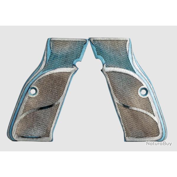 PLAQUETTES BOIS LAMINE BLEU CIEL CZ SHADOW 1 & 2