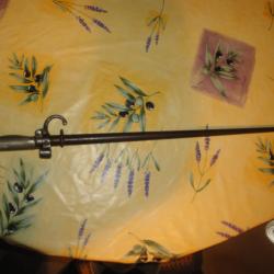 BAIONNETTE LEBEL 1er TYPE A RIVURE