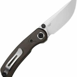 Couteau Kizer Pioneer ZX Lame Acier 14C28N SW Manche Richlite Liner Lock KIZXFK03M3