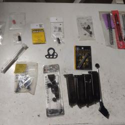 Lot d'accessoires airsoft m4 mp9 ressort ...