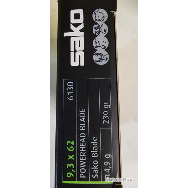 Sako powerhead blade 9,3 x 62 (6 bo�tes)