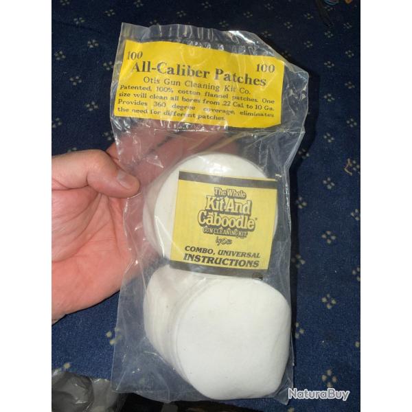 100 PATCHES COTON KIT AND CABOODLE PATCHES DE NETTOYAGE UNIVERSELS